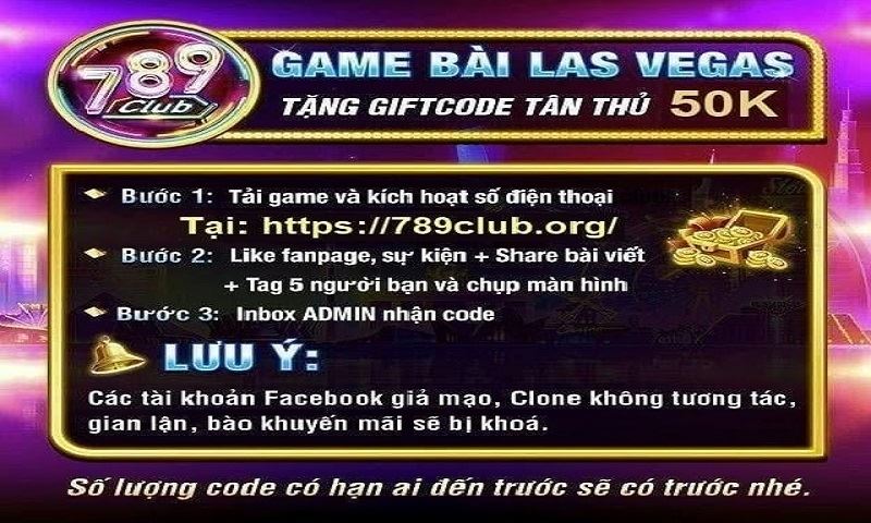 Một số cách nhận mã giftcode 789 club