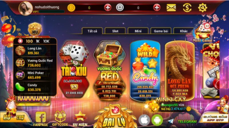 Giao diện thân thiện của cổng game K68 Club