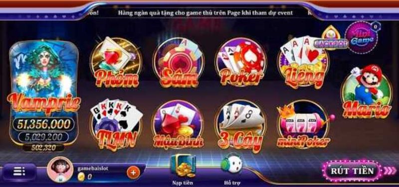 Khám phá kho game đa dạng và hấp dẫn tại Max Club