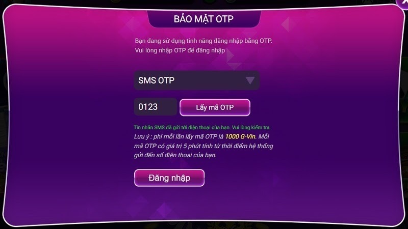 Giao diện đăng nhập R88 Vin