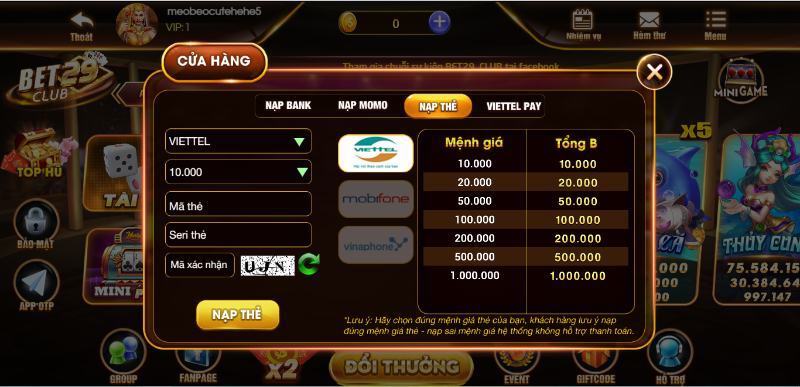 Lưu ý khi nhận Giftcode tại Bet29