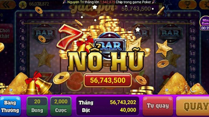 Nổ hũ là thể loại game được ưa chuộng nhất
