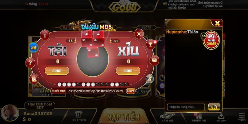 Bản tool hack game tài xỉu