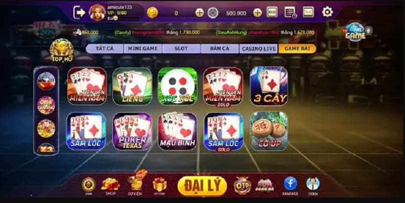 Game bài đổi thưởng siêu hot tại Dola88