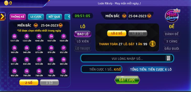 Hướng dẫn cách chơi Lô đề Rikvip cực kỳ chi tiết