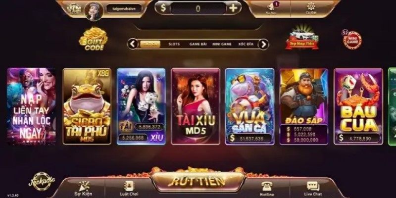 Các trò chơi đổi thưởng hấp dẫn tại Vin Club